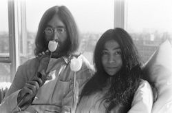 Yoko Ono en John Lennon